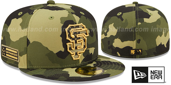 giants veterans day hat