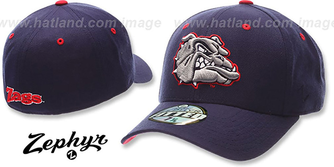 Gonzaga DHS Navy Fitted Hat by ZEPHYR