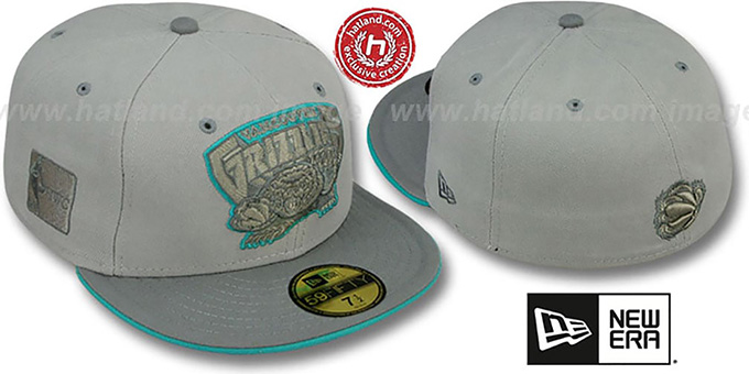Vancouver Grizzlies 2T HWC GREY-POP Fitted Hat by New Era