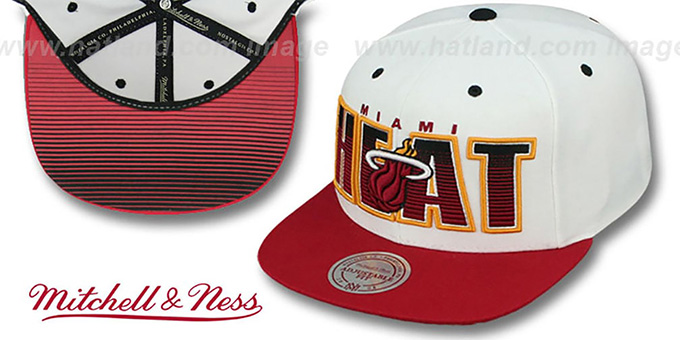 miami heat snapback mitchell and ness