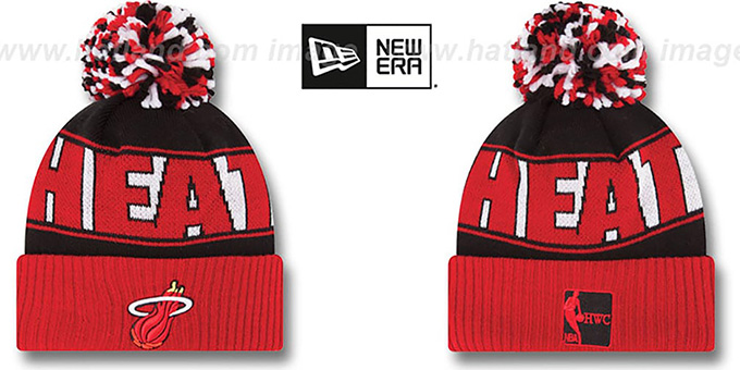 miami heat beanie hat