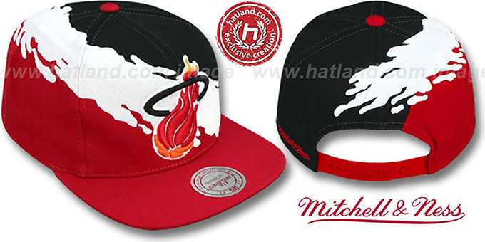 mitchell and ness miami heat hat