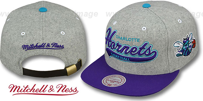 charlotte hornets hat mitchell ness