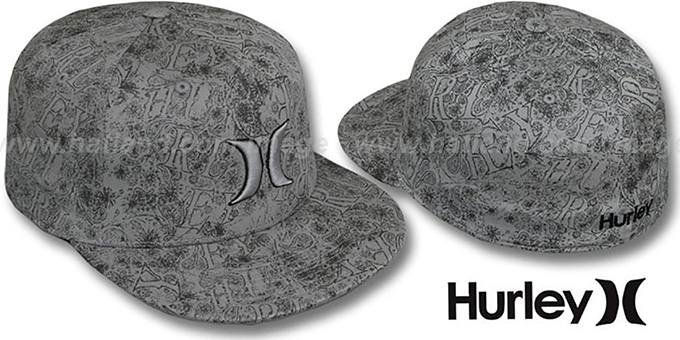 hurley grey hat