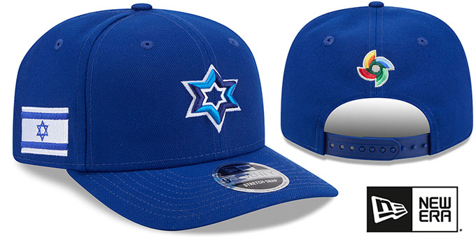 Israel 2026 WBC GAME STRETCH-SNAP Royal Hat by New Era