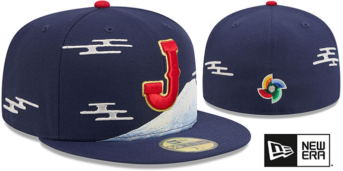 NEW ERA 59FIFTY WBC Mt.FUJI 侍ジャパン NEW ERA - 59FIFTY World Baseball Classic Mt.FUJI NAVY【14948255