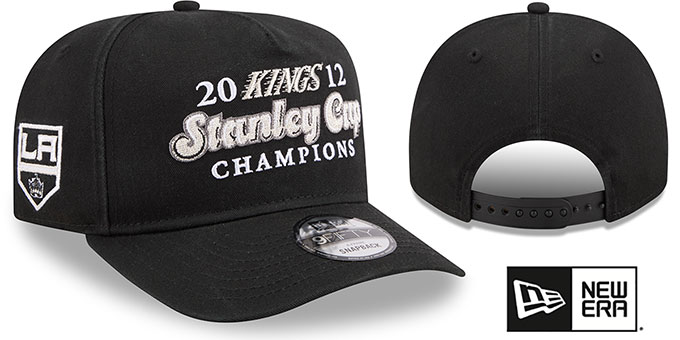 Los Angeles Kings HISTORIC CHAMPIONS AF SNAPBACK Black Hat