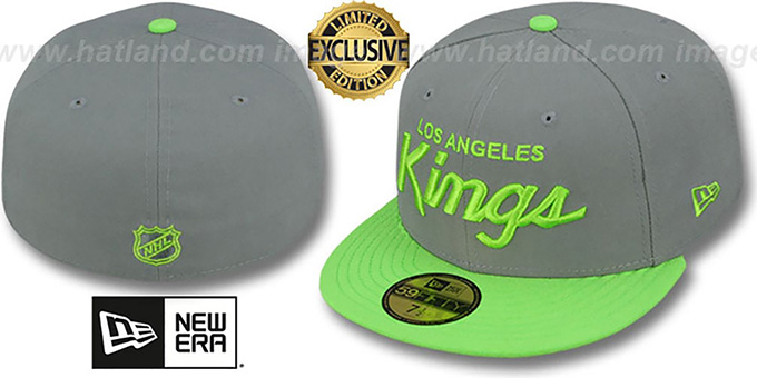 light green fitted hat