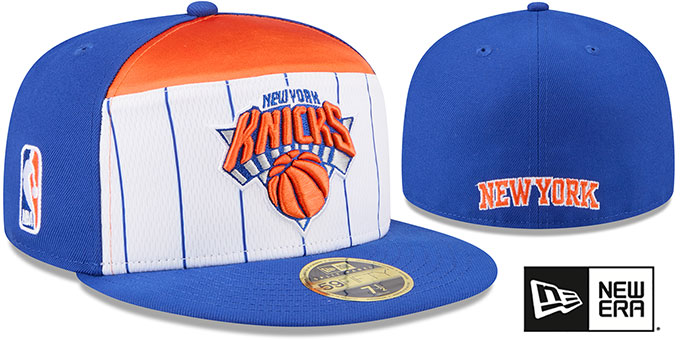 New York Knicks 2025-26 NBA SPLIT PANEL TIP OFF Fitted Hat