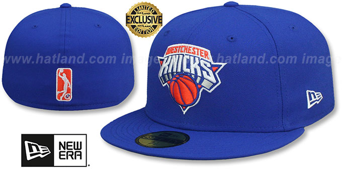 Westchester Knicks NBA G-LEAGUE Royal Fitted Hat by New Era