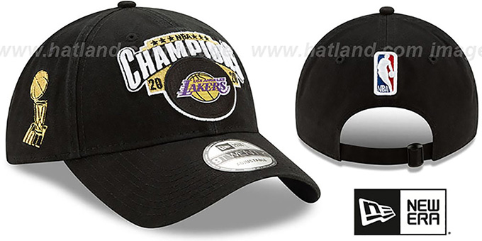 Los Angeles Lakers 2020 NBA CHAMPS LOCKER ROOM STRAPBACK Hat