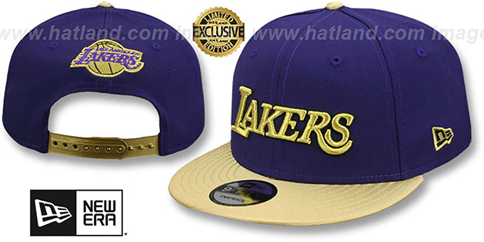 lakers gold hat