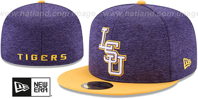 lsu fitted hat