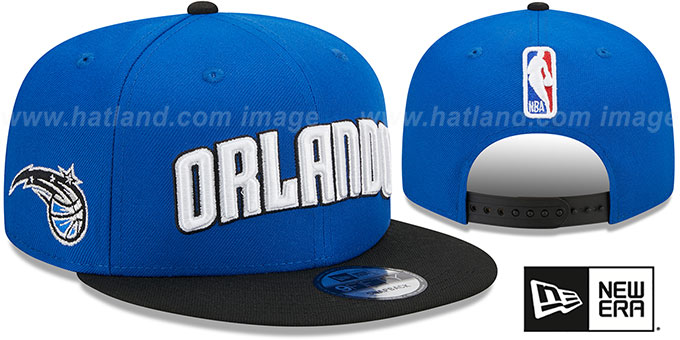 Ortlando Magic STATEMENT SNAPBACK Royal-Black Hat by New Era