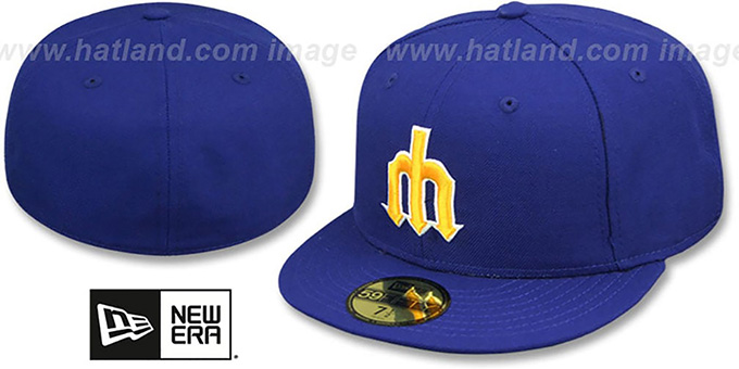 mariners fitted hat