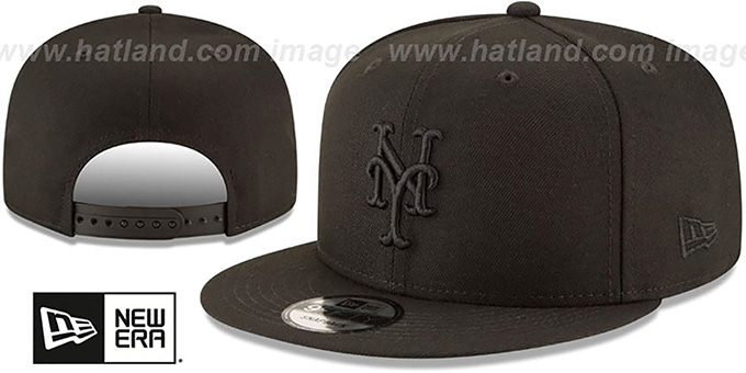 mets black snapback