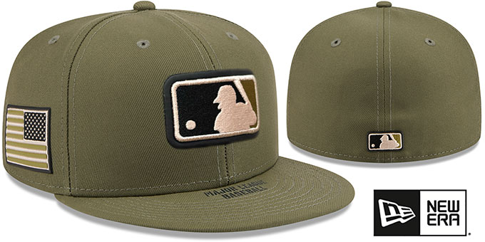 MLB Umpire 2026 ARMED FORCES STARS N STRIPES Hat by New Era display picture 2
