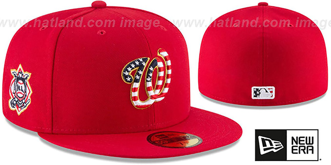 washington nationals fitted cap