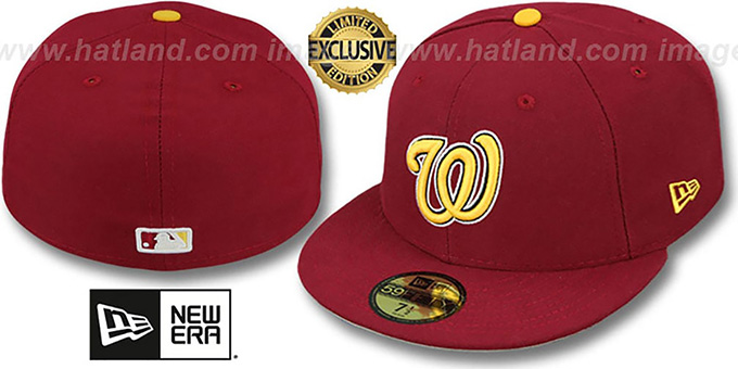 burgundy nationals hat