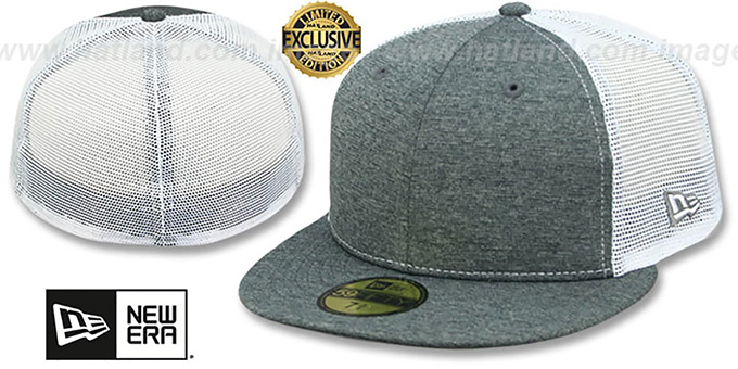 new era mesh fitted trucker hats