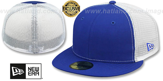 royal blue fitted hat