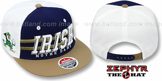 notre dame snapback hat