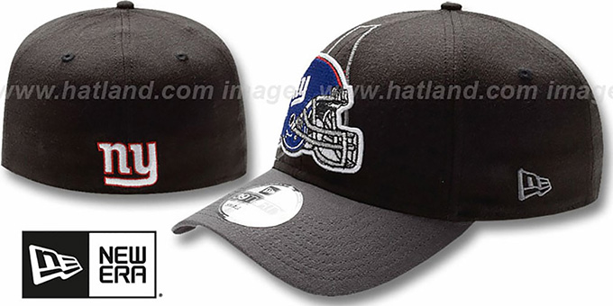 New York NY Giants NFL BLACK-CLASSIC FLEX Hat by New Era