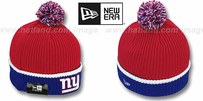 Ny giants best sale pom pom hat