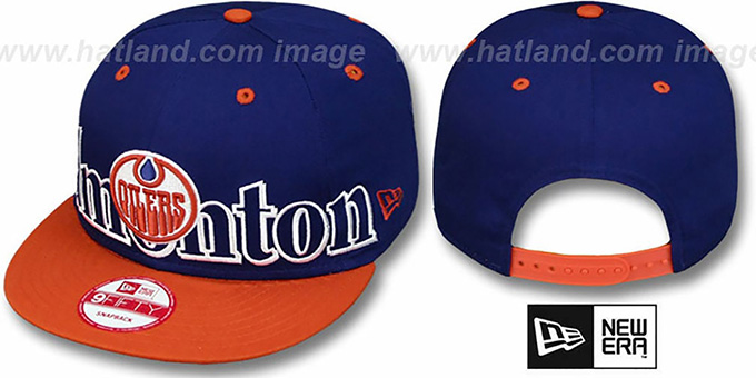 new era oilers hat