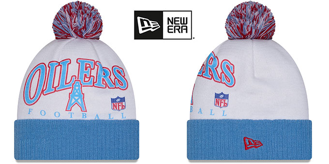 Houston Oilers NFL THROWBACK SPIRIT Knit Beanie Hat
