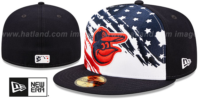 JULY 4TH STARS N STRIPES Fitted Hat