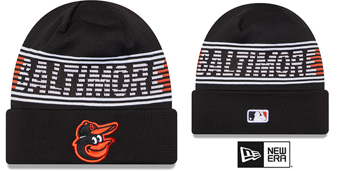 Baltimore Orioles 24-25 SPORT-KNIT Black Beanie Hat