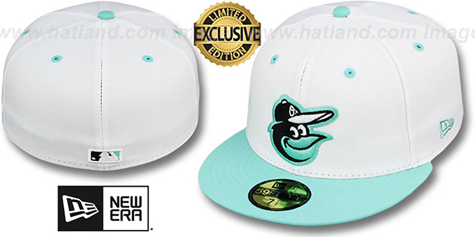teal fitted hat