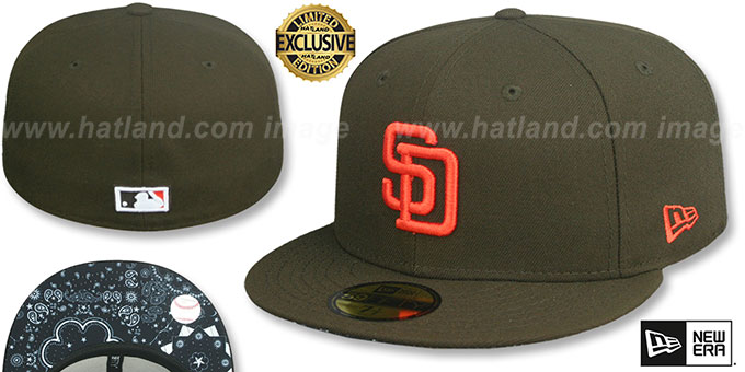 san diego padres new era mlb cooperstown 59fifty cap