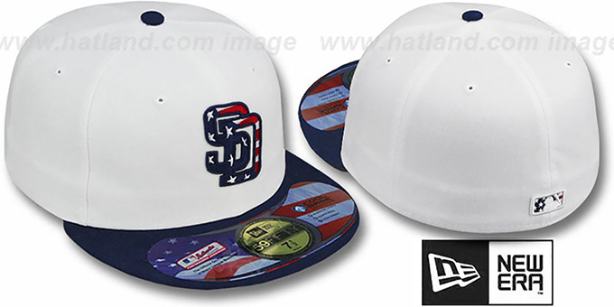 white padres hat