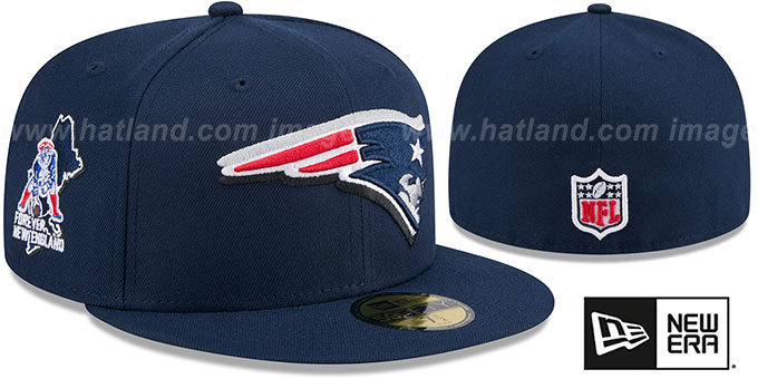 New England Patriots 2024 NFL DRAFT Navy Fitted Hat