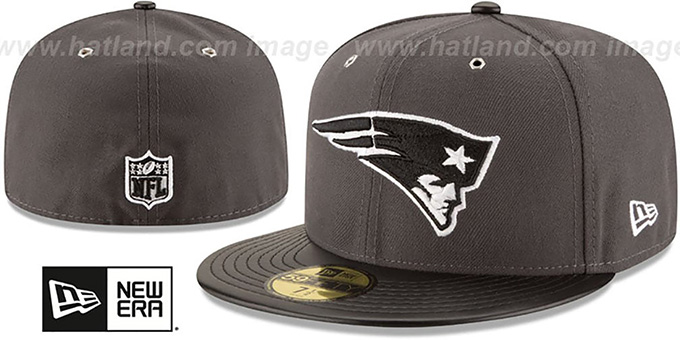 gray patriots hat