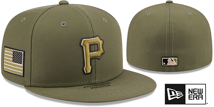 Pittsburgh Pirates 2026 ARMED FORCES STARS N STRIPES Hat