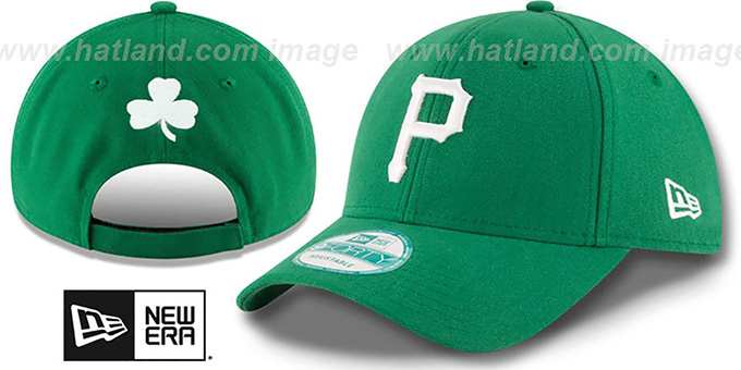 Pittsburgh Pirates ST PATRICKS DAY Green Strapback Hat