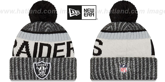 white raiders beanie