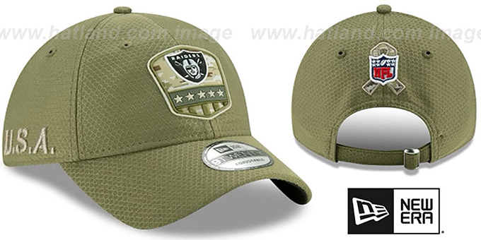 raiders salute to service hat