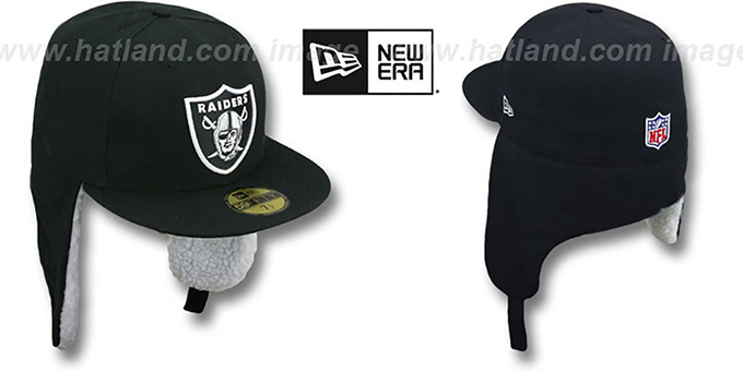 Raiders NFL-DOGEAR Black Fitted Hat by New Era