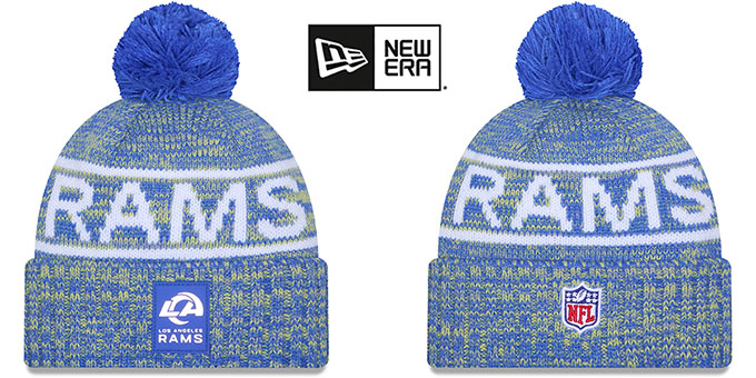 Los Angeles Rams 2025 NFL SIDELINE Knit Beanie Hat