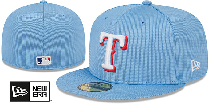 Texas Rangers 2025 SPRING TRAINING Fitted Hat by New Era Texas Rangers 2025 SPRING TRAINING Fitted Hat by New Era