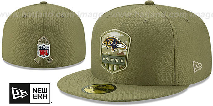 ravens fitted hat