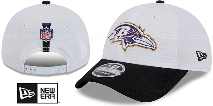 Baltimore Ravens 2024 NFL TRAINING CAMP STRETCH-SNAP Hat