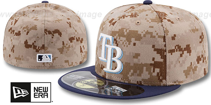 rays camo hat