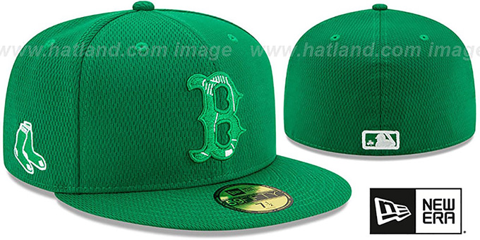 green red sox hat