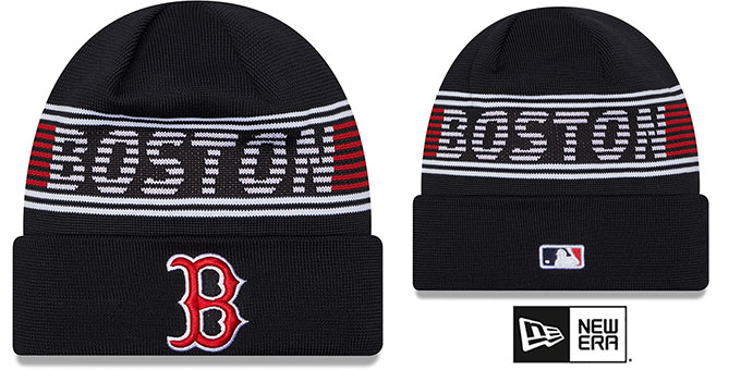 Boston Red Sox 24-25 SPORT-KNIT Navy Beanie Hat by New Era