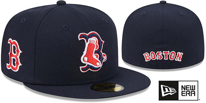 Casquette New Era 59Fifty Officielle Boston Red Sox - Navy - Modèle MLB On Field Unisexe - Réf. 70331911 - Coupe Classique Plate - 8